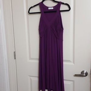 Calvin Klein Purple Jersey Dress. SIZE 8.